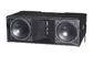 350W 8ohm Black Live Sound Speakers For Indoors , 2 Neutrik NL4MP